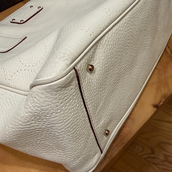 Kate Spade Rue York Street Noel Cream Leather Shoulder Bag - Picture 15 of 16